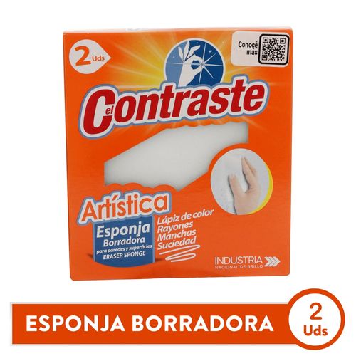 Esponja El Contraste Borradora 2 Pack