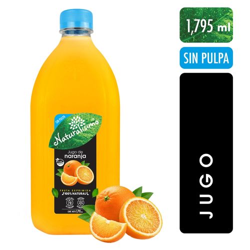 Jugo Nataralisimo Con Pulpa Sabor Naranja, 100% Natural - 1795 ml
