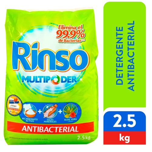 Detergente Rinso Antibacterial -2.3 kg