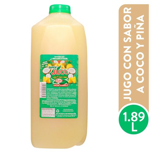 Bebida Salud Super Juoo Coco Piña - 1892 ml