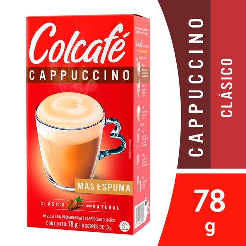 Café Colcafe Cappuccino Clásico - 78 g