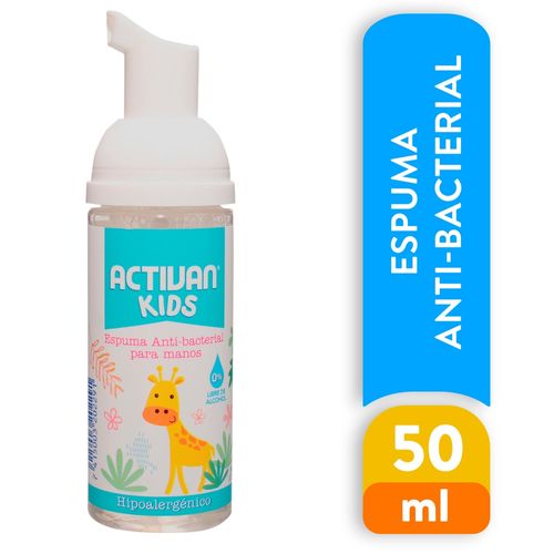 Activan Kids Espuma Antibacterial 50 ml