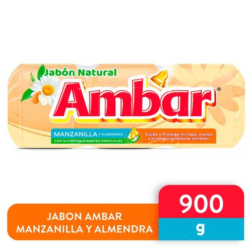 Jabon Ambar Manzanilla 3Pack 900 g