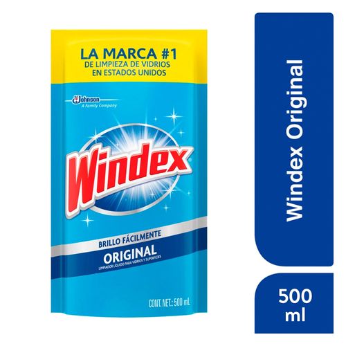 Limpia Vidrios Windex Doypack 500 ml