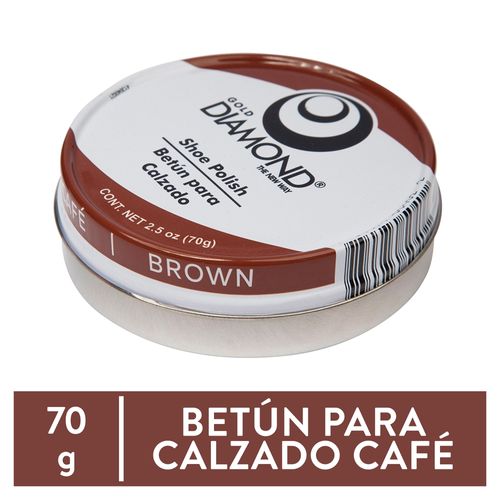 Betún Diamond Gold Café Para Zapato - 70 g