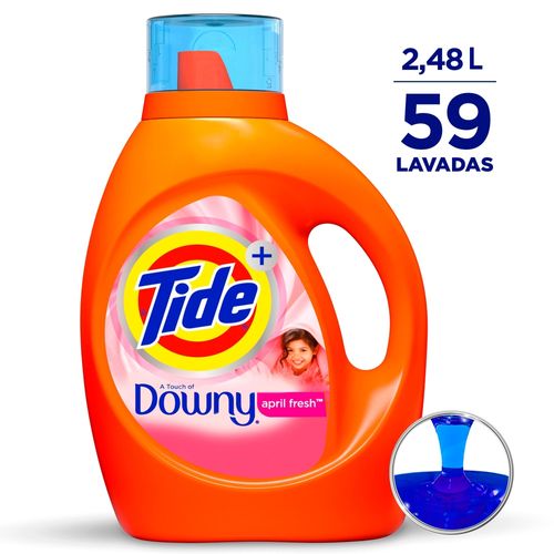 Detergent Liq Tide Touch Of Downy 2480 ml