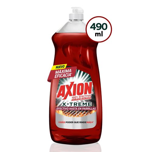 Lavaplatos Axion Parrillas Liquido 490 ml