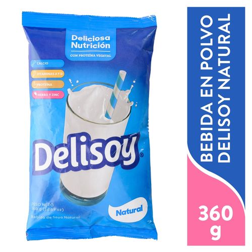 Delisoy Bebida De Soya Natural 3 60 g