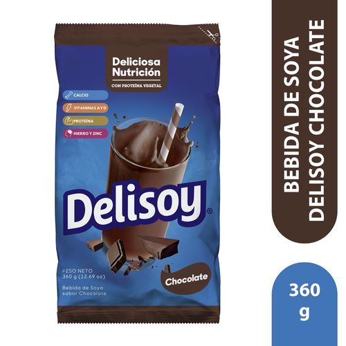 Bebida de Soya Delisoy Chocolate - 360 g