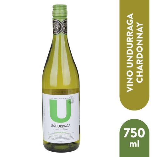 Vino Undurraga Blanco Chardonay 750 ml