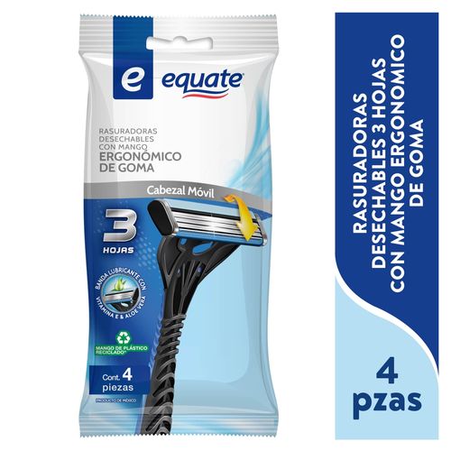 Rasuradora Desechable Equate Hombre 3Pz