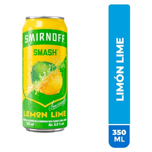 Smirnoff Smash Lemon Lime Lata 350 ml