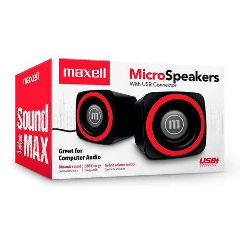 Usb Micro Stereo Speaker System Maxell