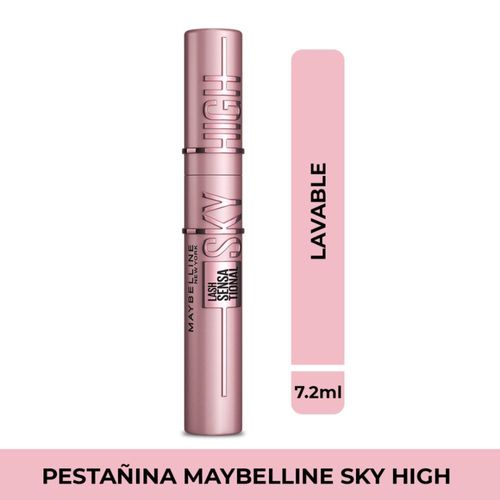 Máscara De Pestañas Maybelline NY Sky High Very Black Lavable 7.2 ml