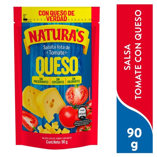 Salsa de Tomate Natura's con Queso - 90 g