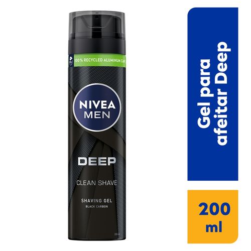 Gel Nivea Men Para Afeitar Deep - 200 ml