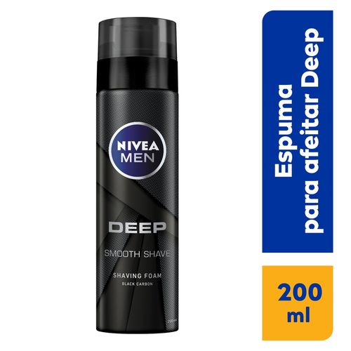 Espuma Nivea Men Para Afeitar Deep - 200 ml