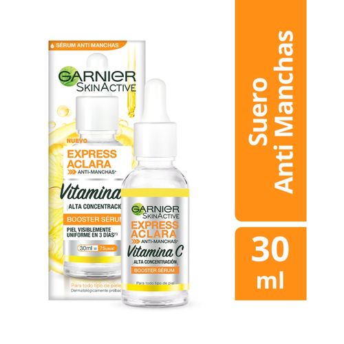 Sérum antimanchas Garnier express aclara con vitamina C - 30 ml