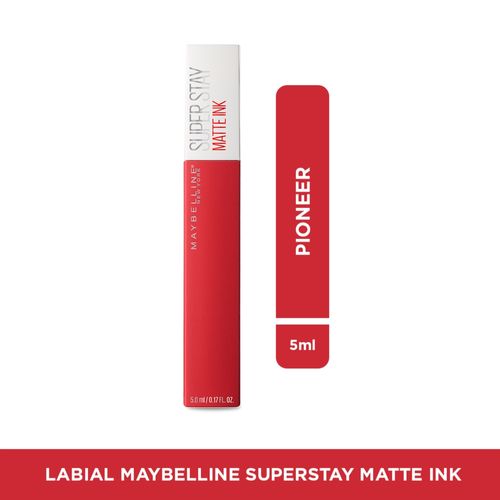 Labial Líquido Matte Ink Maybelline NY Super Stay Pionner 5 ml