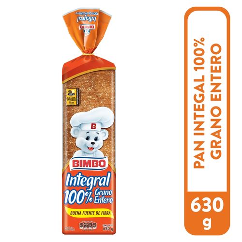 Pan Bimbo Sándwich Integral Fibra - 630 g