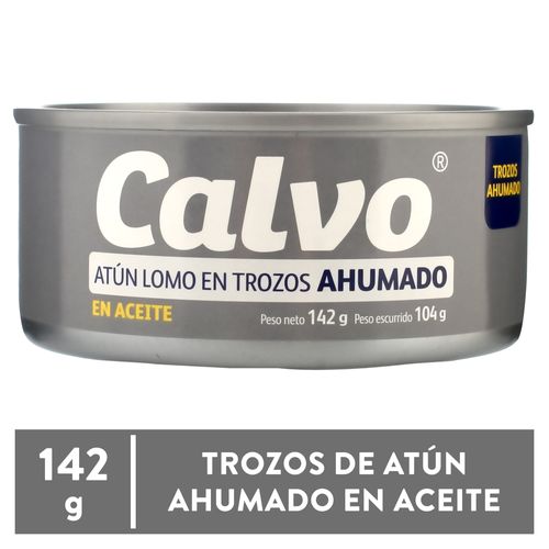 Atún Calvo Trozos Ahumados En Aceite - 142 g