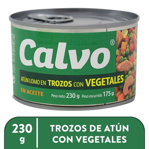 Atún Calvo Vegetales Trozos - 175 g