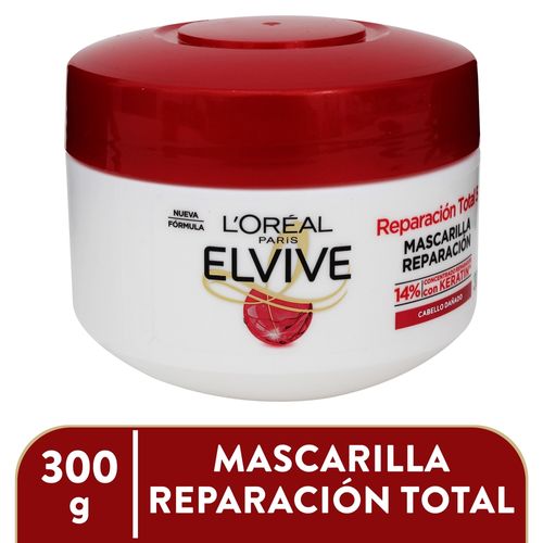 Mascarilla Tratamiento Reparador L'Oréal Paris Elvive Reparación Total 5 - 300 g