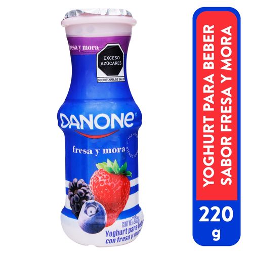 Yogurt Danone Fresa Mora - 220 g