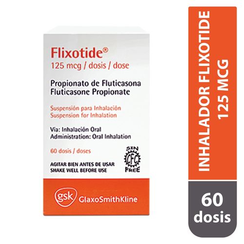 Inhalador Oral Glaxosmithkline Flixotide -60 dosis