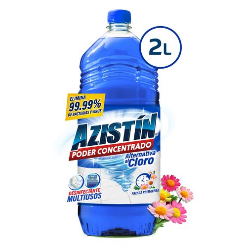 Desinfectante Azistín Multiusos Poder Concentrado Alternativa al Cloro Botella - 2 L