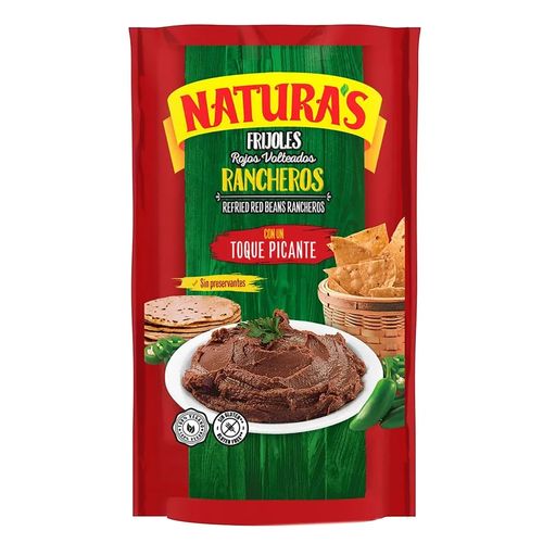 Frijoles Rojos Molidos Naturas Rancheros Con Un Toque Picante -  227g