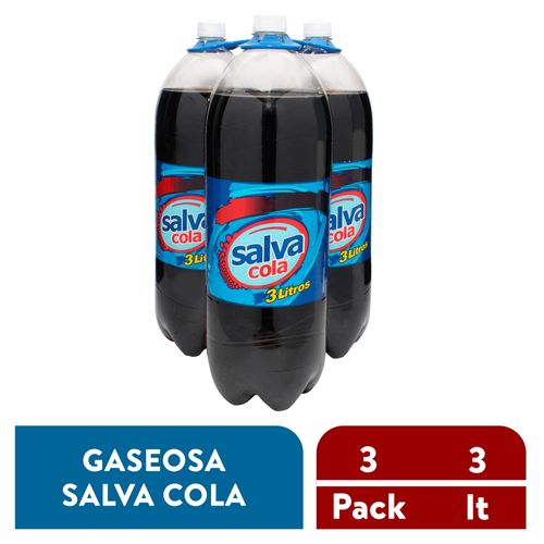 Bebida gaseosa Salvacola 3 Pack - 9000 ml