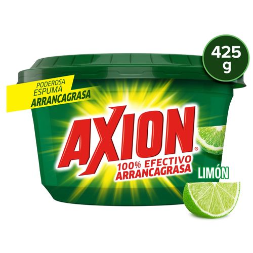 Lavaplatos Axion Limón En Pasta, Arrancagasa - 425 g