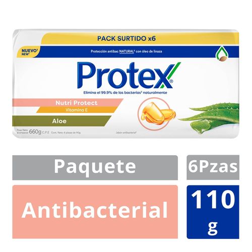 Jabón Corporal Protex, Surtido 6 pack -110 g