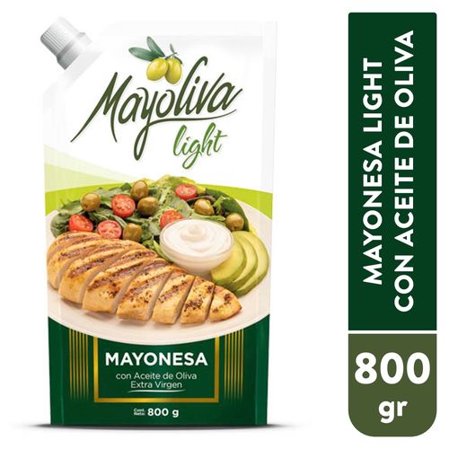 Mayonesa Mayoliva Light Aceite Oliva - 800 g