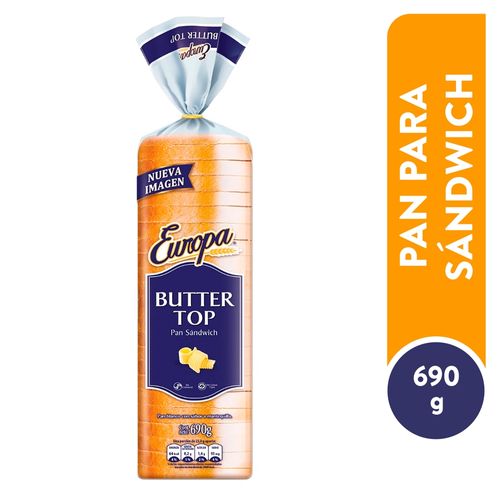 Pan Europa Sandwich Big Butter 690 g