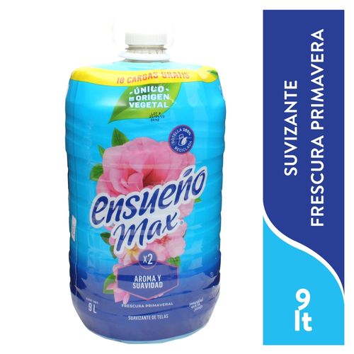 Suavizante Ensueño Max Frescura Primaveral - 9000 ml