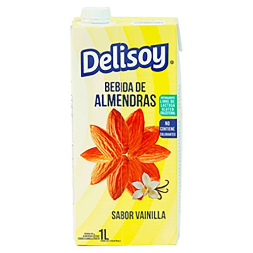 Bebida Delisoya Almendras Vainilla Uht - 1000 ml