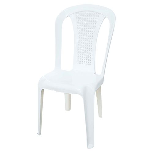 Silla Megaplast sin descanza brazos blanca - 1 Ud