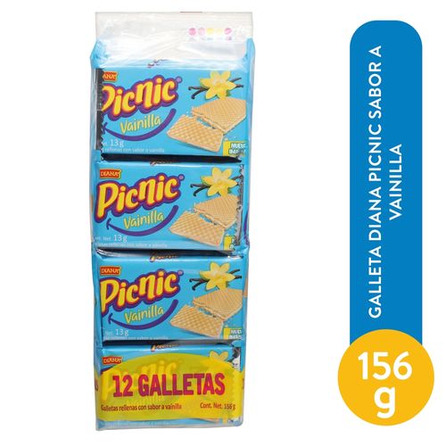 Galleta Diana Picnic Vainilla - 156 g