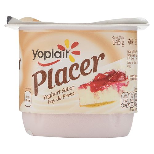 Yogurt Yoplait placer pay de fresa-145 g