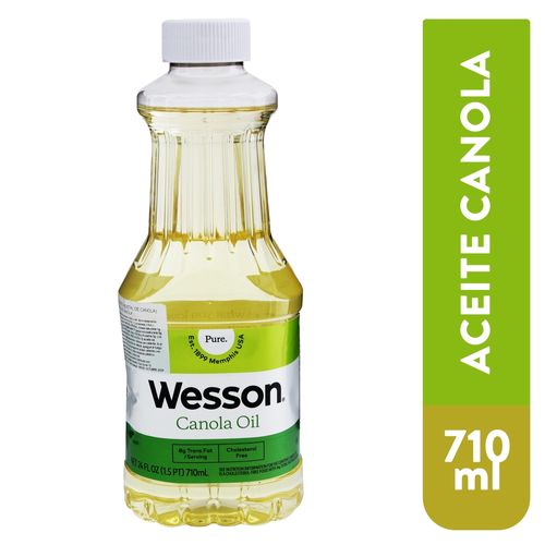 Aceite Wesson Canola - 710 ml