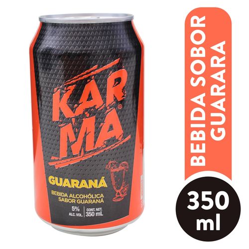 Bebida alcohólica Karma sabor guaraná en lata - 350 ml