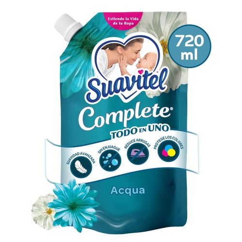 Suavizante De Telas Suavitel Complete Acqua - 720 ml