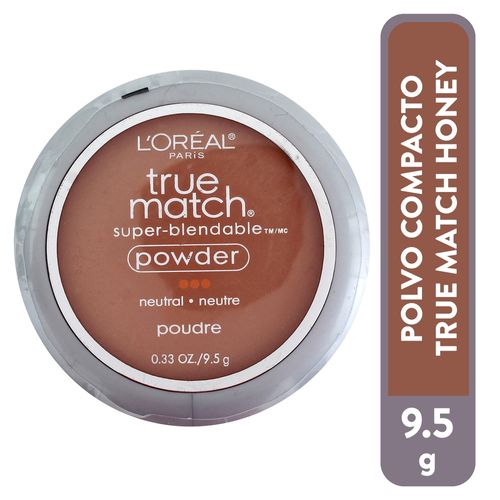 Polvo compacto L'Oréal true match honey beige n6 - 9.5 g