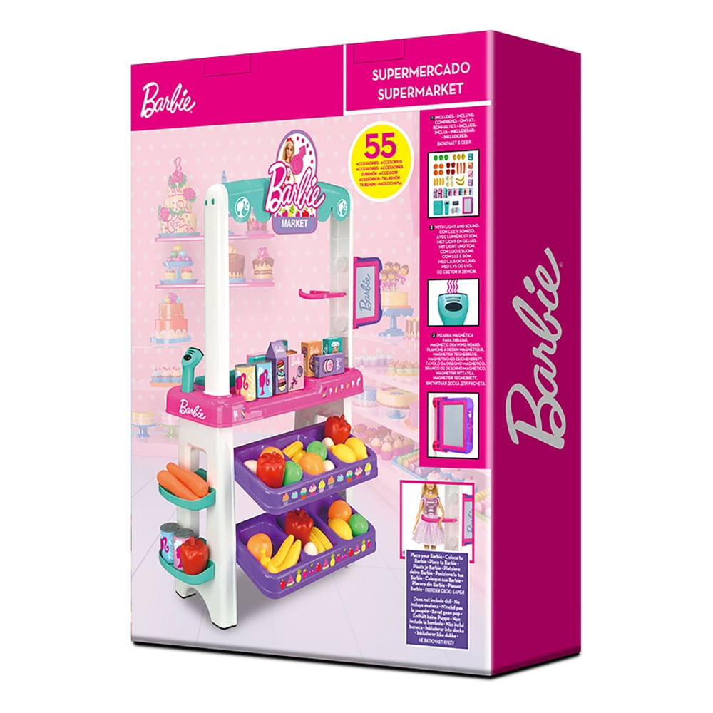 Comprar Supermercado Barbie con accesorios 86 cm Walmart El Salvador