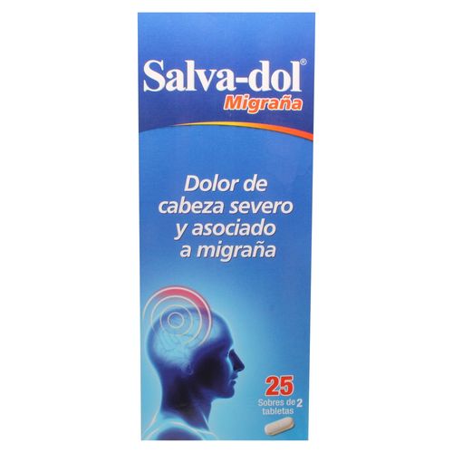 Salva Dol Migrana 25 Sobres 2 Tab