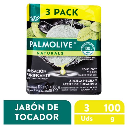 Jabon Palmolive Arcilla Y Eucal 300 g