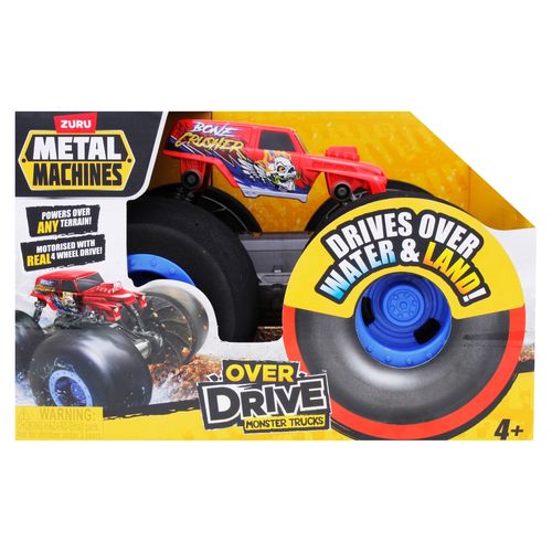 Vehículo Metal Machines sobre agua y tierra