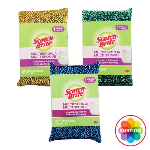 Scotch Brite Esponja Recubierta Malla